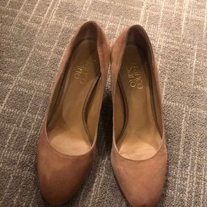 Neutral Franco Sarto low block heel pump